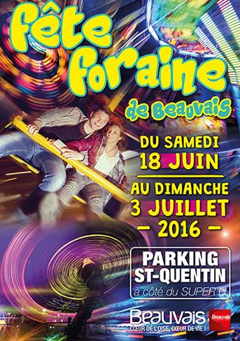 Beauvais : La foire aux manèges bat son plein jusqu’au 3 juillet