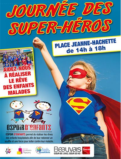 Beauvais : Soyez un super-héros pour les enfants qui souffrent