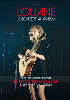 Louane en concert au cinéma Pathé à Montataire
