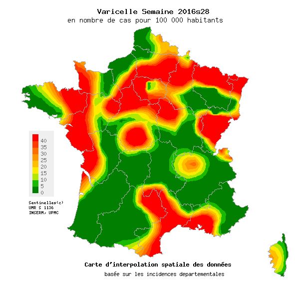 La Picardie est en alerte rouge pour la varicelle