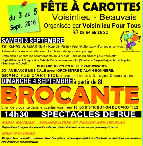 Beauvais : la Fête à carottes pour une rentrée vitaminée