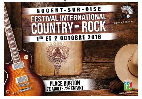 Festival international de Country-Rock de Nogent-sur-Oise : rendez-vous ce week-end place Burton