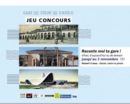 L’Agglomération Creilloise prolonge le concours « Raconte-moi Ta gare »