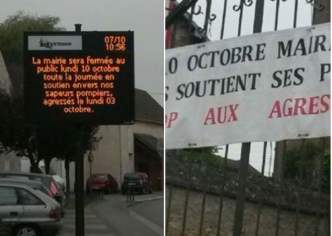Agressions de sapeurs-pompiers : opération “Mairie fermée” à Hermes ce lundi