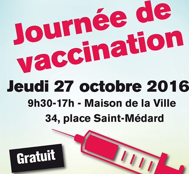 Creil : journée de vaccination le jeudi 27 octobre