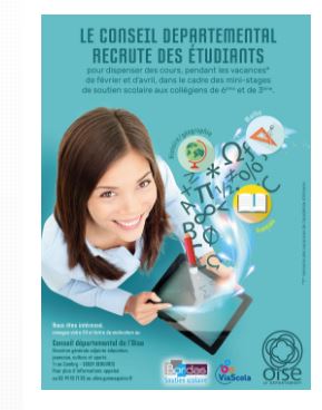 Soutien scolaire dans l’Oise : le conseil départemental recrute des étudiants post-Bac