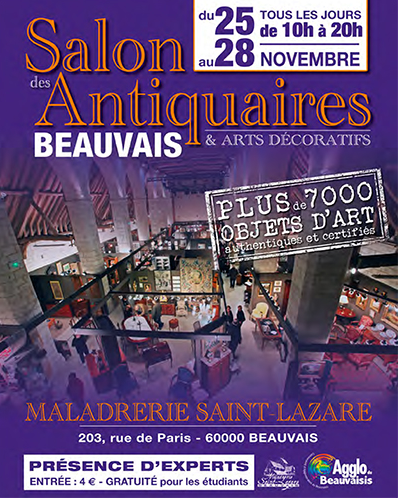 Beauvais : le salon des antiquaires et des arts décoratifs retrouve le cadre historique de la Maladrerie Saint-Lazare.