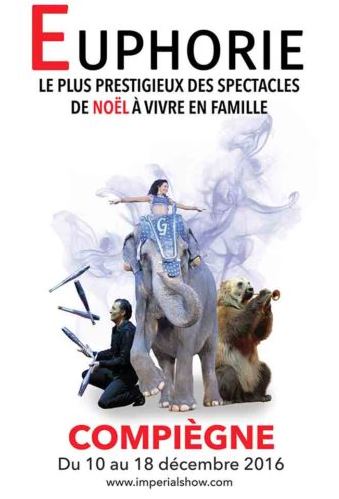 Euphorie :  le plus prestigieux des spectacles de Noël s’installe à Margny-les-Compiègne