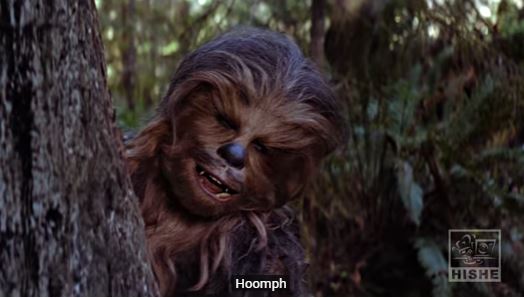 Chewbacca chante « Douce Nuit »