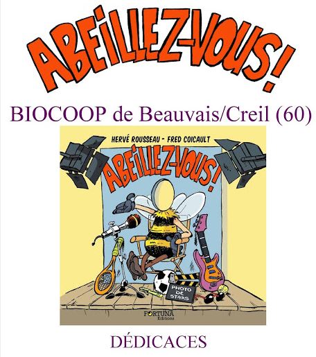 “Abeillez-vous !” :  Hervé Rousseau en dédicaces à Beauvais