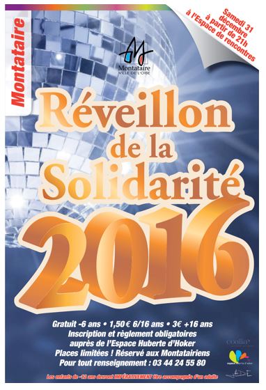 Un réveillon de la solidarité 2016 à Montataire