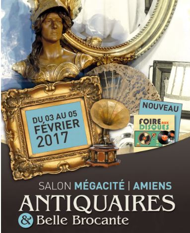 Hauts de France: salon des antiquaires et belle brocante à la Mègacité d’ Amiens.