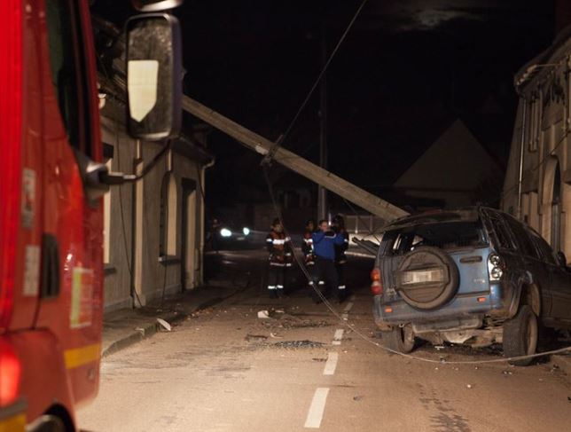 Rieux : trois blessés dans un accident de la route dans le centre-ville