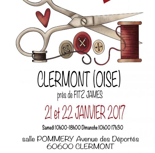 Clermont : Salon des créateurs et arts du fil, les 21 et 22 janvier.