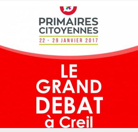 Primaires de gauche : « Le grand débat des primaires », prévu à Creil ce lundi