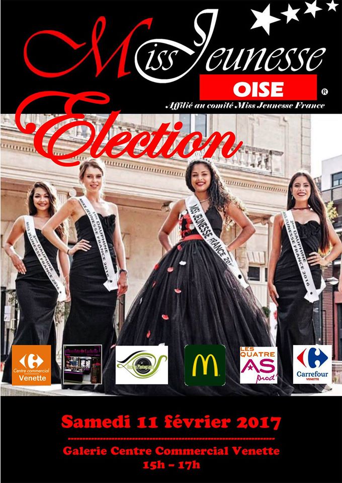 Election de Miss jeunesse Hauts de France, ce samedi à 15h00, centre commercial de Venette