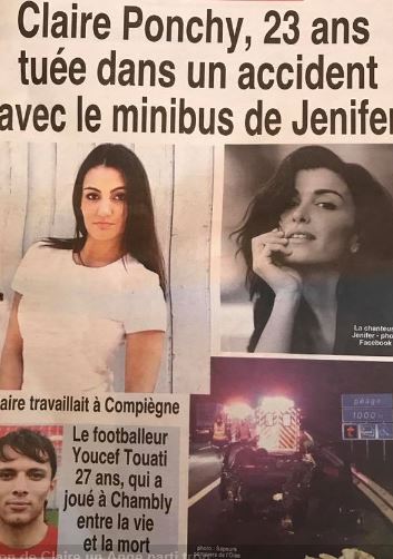 Une page Facebook en hommage à la Compiégnoise Claire Ponchy décédée sur l’A1