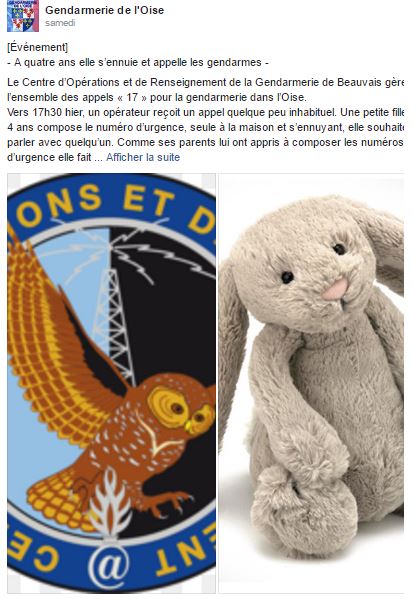 Une fillette âgée de 4 ans appelle les gendarmes parce qu’elle s’ennuie