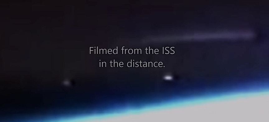 Un “vaisseau mère” filmé en direct de l’ISS ? A vous de juger !