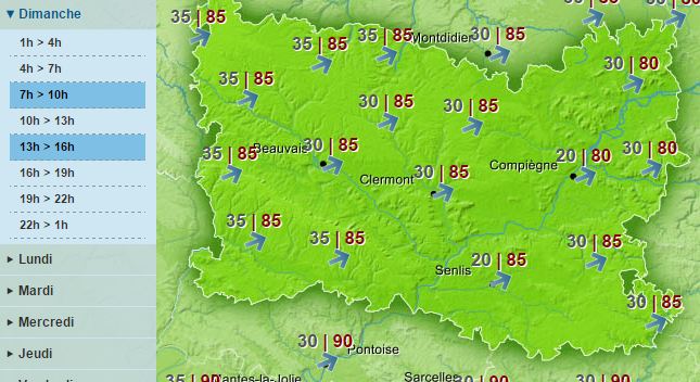 Météo dans l’Oise: vent, grêle et averses orageuses au programme de ce dimanche