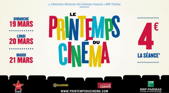 Printemps du Cinéma 2017 : le cinéma est au tarif unique de 4 €