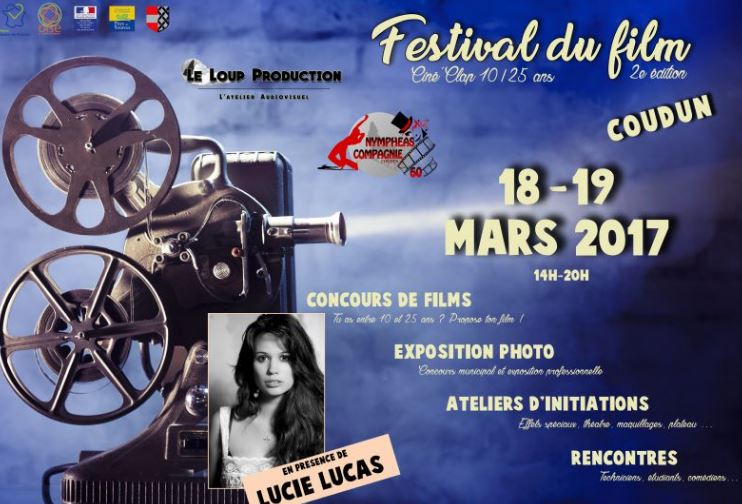Le 2ème festival du film 10/25 ans, se déroulera les 18 et 19 Mars à Coudun