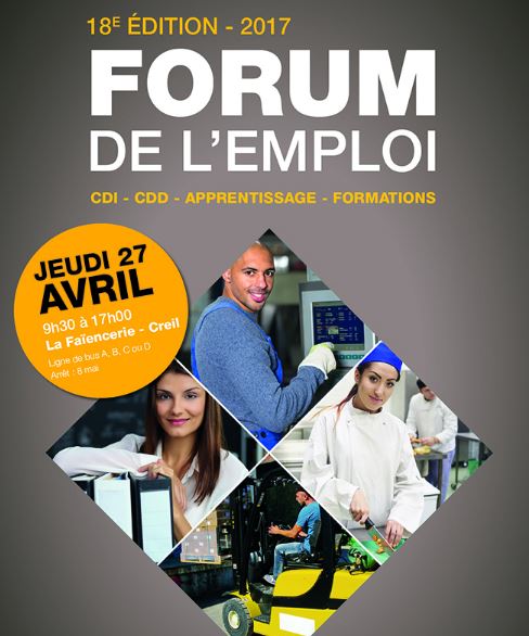 Creil : le forum de l’emploi c’est aujourd’hui !