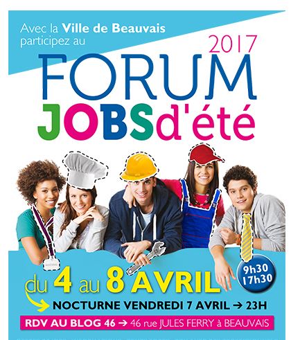 Beauvais : du 4 au 8 avril, trouvez votre job d’été !