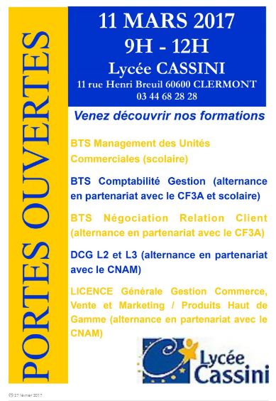 Clermont : portes ouvertes au lycée Cassini
