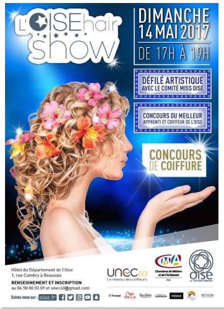 Coiffeurs de l’Oise à vos peignes !  Venez tester votre créativité sur la scène du “Oise Hair Show”