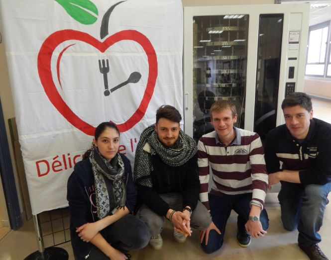 Un distributeur de produits fermiers dans l’enceinte de l’école beauvaisienne UniLaSalle