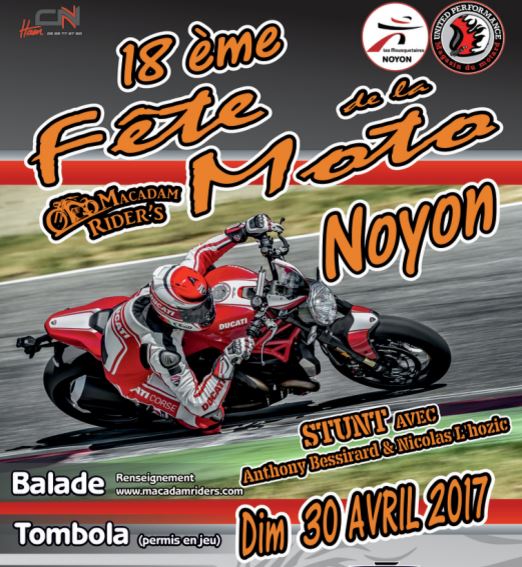 18ème Fête de la moto à Noyon : faites chauffer les moteurs !