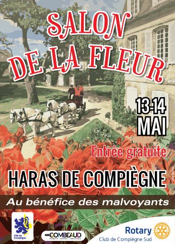 Compiègne : les fleurs à l’honneur au sein du parc des grandes écuries du roi – ex Haras de Compiègne