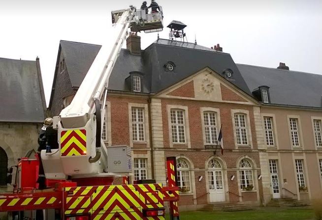 Bresles: les pompiers de l’Oise veillent sur le patrimoine Oisien