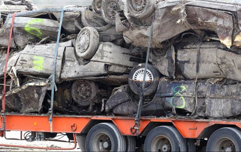 108 véhicules repêchés dans la rivière Oise