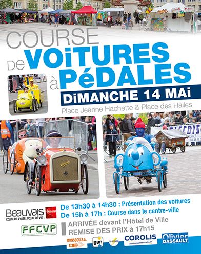 Les fous du volants dans les rues de Beauvais, le dimanche 14 mai