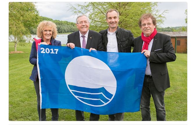 Beauvais : pour la 12ème année le pavillon bleu flotte au plan d’eau du Canada
