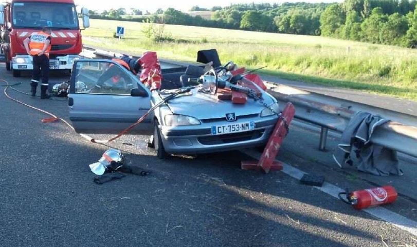 Noailles : un violent accident fait trois blessés dont deux enfants