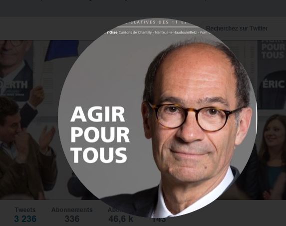 Chantilly : Eric Woerth a été élu pour présider la commission des Finances