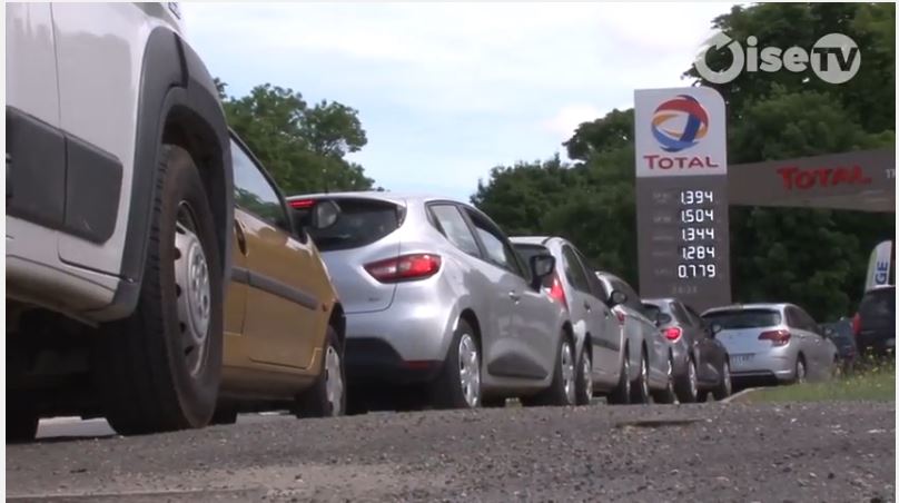 L’Oise en panne de carburant :  la ruée vers l’or ! (vidéo)