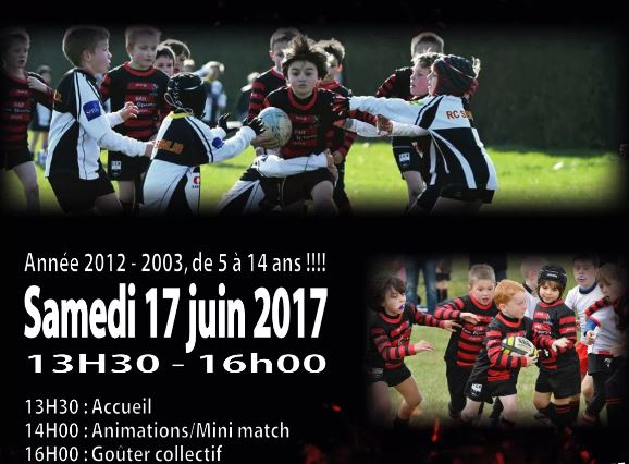 Clermont : journée découverte avec l’école de Rugby, le samedi 17 juin