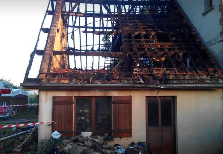Incendie à Sacy-le-Grand : un pavillon détruit par les flammes, quatre victimes à l’hôpital