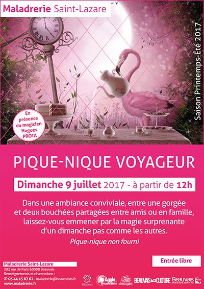 « Pique-nique voyageur » à la Maladrerie Saint-Lazare à Beauvais le dimanche 9 juillet