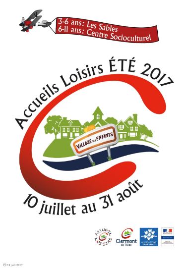 Clermont : les loisirs de l’été 2017