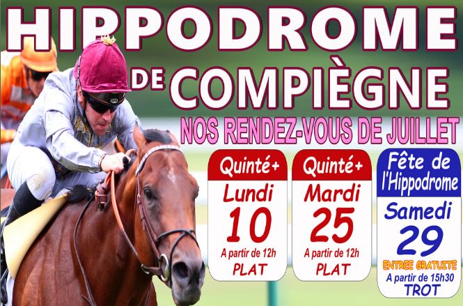 Compiègne : hippodrome en fête le 29 juillet