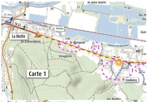 Restrictions de circulation de chaussée sur le secteur de Couloisy du 28 juillet au 6 août 2017.