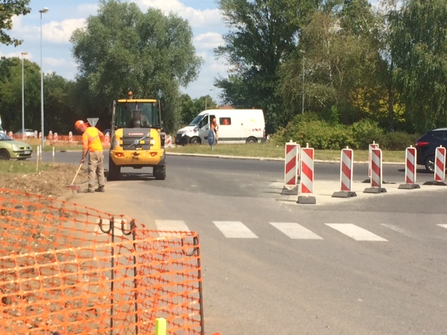 D200 : les travaux de doublement du rond-point des pommiers à Villers-Sain-Paul ont débutés !