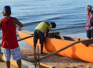 Canada Beach : Initiation à la pirogue