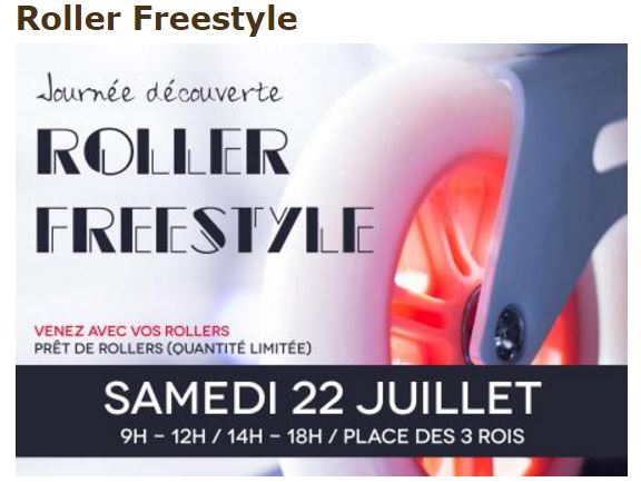 Nogent-sur-Oise : journée découverte Roller Freestyle, le samedi 22 juillet