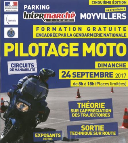Moyvilliers : journée gratuite dédiée à la formation au pilotage moto le dimanche 24 septembre